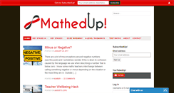 Desktop Screenshot of mathedup.co.uk